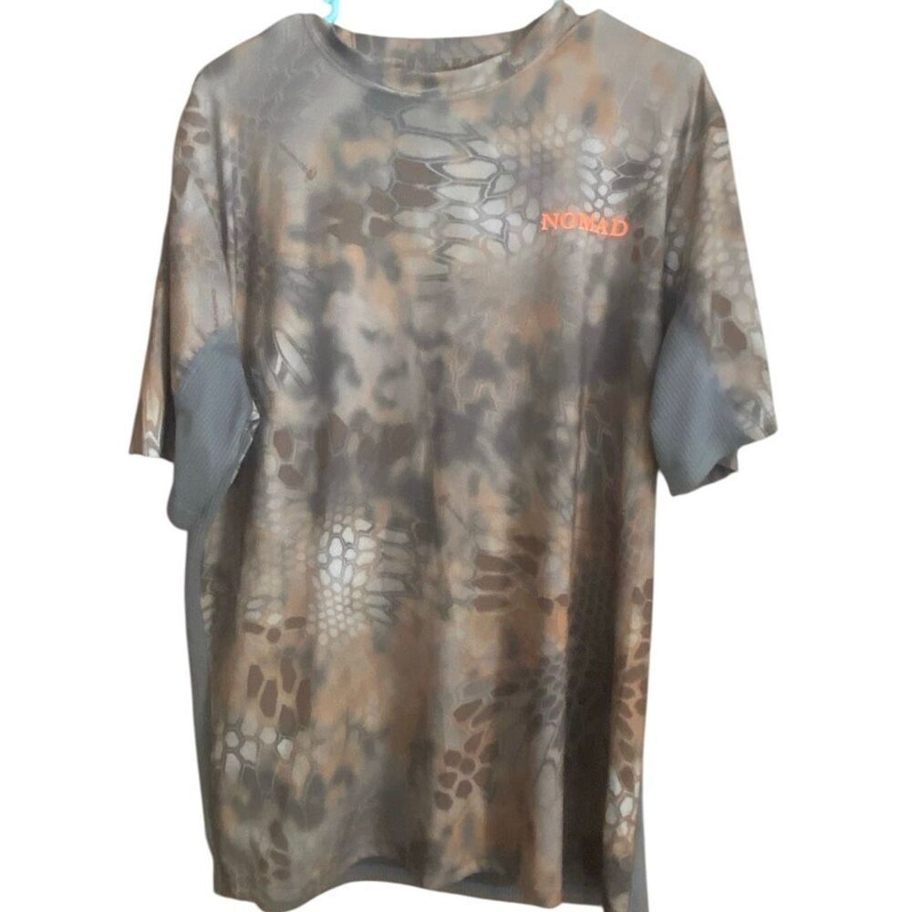 NOMAD x Banshee Camo Performance Hunting Shirt Mens M Mesh Back Kryptek